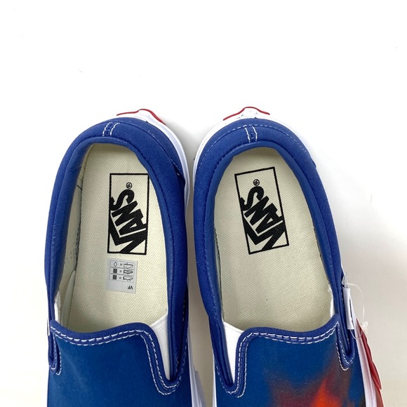 VANS CLASSIC SLIP-ON Big Reveal Navy Women’s Shoes Sneakers Canvas VN000XG81P4 - Picture 9 of 11